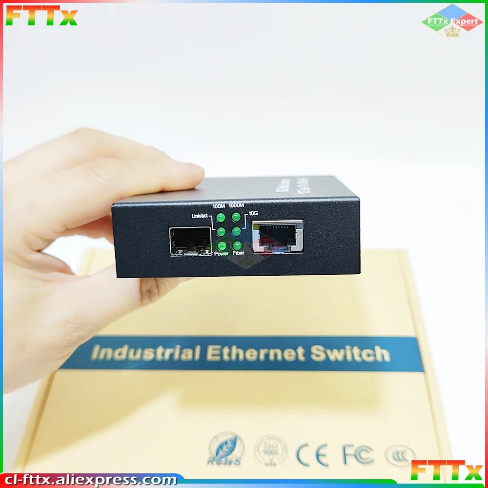 

10g media conerter 10G SFP fiber switch sfp+ switch ethernet switch gigabit 10gb switch fiber optic Long Distance