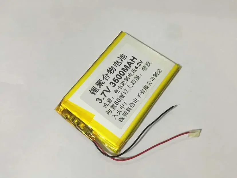 Новая полностью емкостная полимерная литиевая мощность 3,7 В. 355887   Мобильная линия электропередачи для планшетов емкостью 3500 мАч