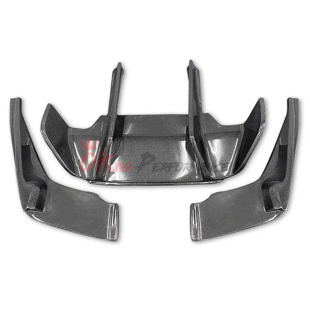 FD Style Carbon Fiber CF Rear Diffuser For  Series Bodykit F12 F13 M6 2011-2016