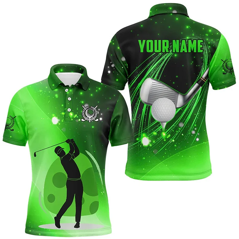 

Vintage Men 3D Customized-golf Print Polo Shirt Sports Fitness Golf-lovers Graphic Polos Kid Fashion Streetwear Polo Shirts Tops