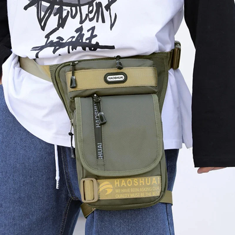 

Top Quality Oxford Men Waist Leg Drop Bag Military Assault Belt Purse Male Riding Casual Waterproof Hip Bum Bags Fanny Pack