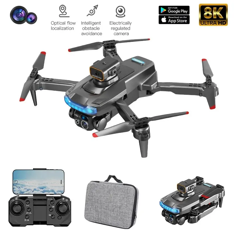 Drone 8K Professional Camera Foldable Quadcopter Obstacle Avoidance Flow Localization Remote Control Ariel Photography