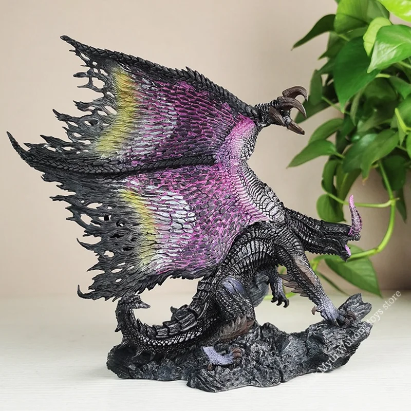 21cm Monster Hunter Anime Figure Gore Magala Figures Juvenile Gulong Figurine Model Statue Doll Collection Decoration Toys Gift