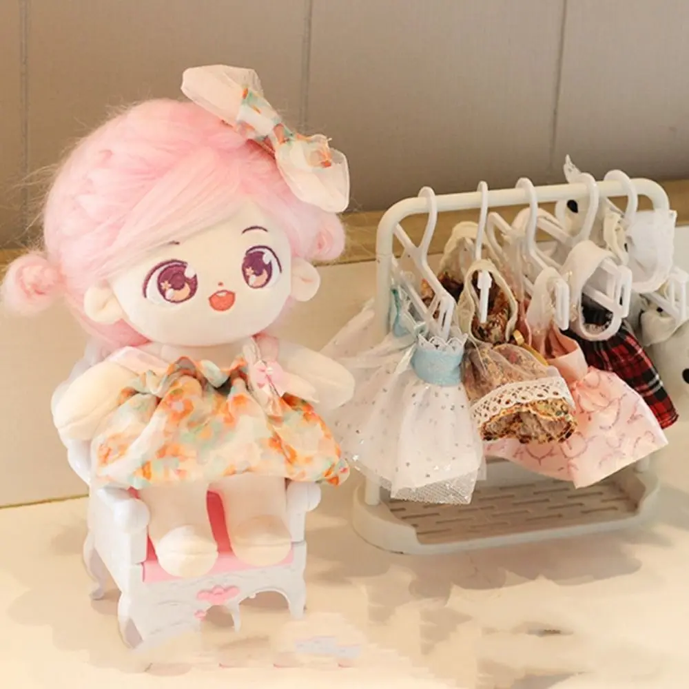 Head Cover 20cm Cotton Dress Hoodies Lolita Cotton Clothes DIY Dress Up Shoulder Strap Skirt Clothes Children's Gift