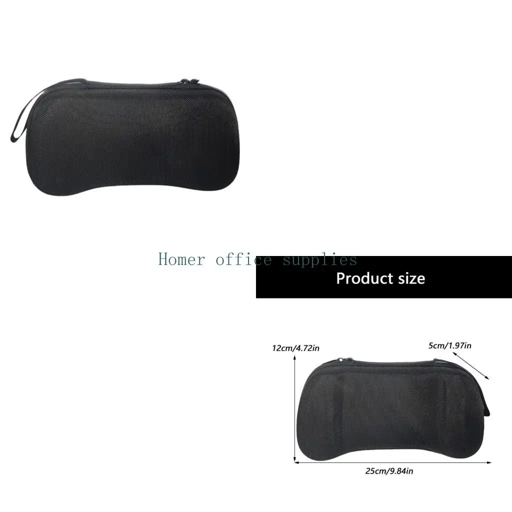 K43B Portable Storage Case for RG52 Series Handheld Gaming Device, Molded Outer Shell with Wide Opening and Side Carry Handle
