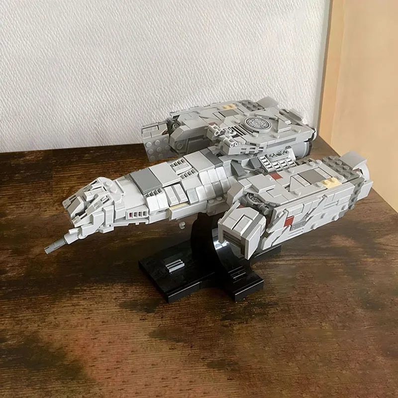 

НОВЫЙ горячий 751 шт. MOC ICONS серии Alien USCSS Nostromo, комплект строительных блоков, набор кирпичей «сделай сам», модель звездного космического корабля, игрушки, подарки