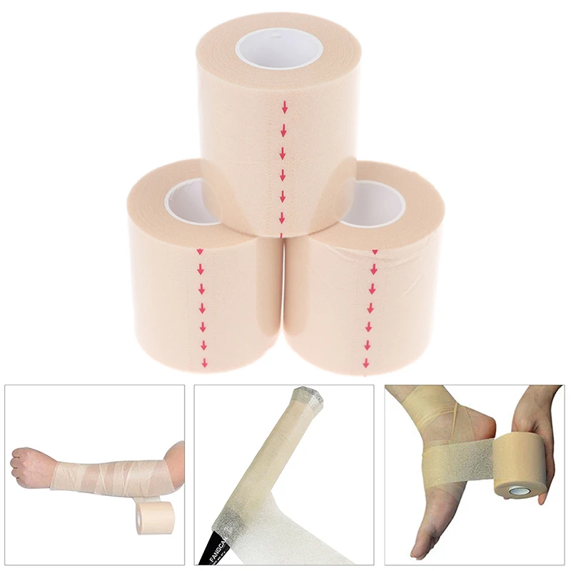 1Roll  Elastic Sport Bandage Self Adhesive Bandage For Fitness Knee Support Pads Ankle Finger Wrap Kinesiology Tapes 6cm x 20m