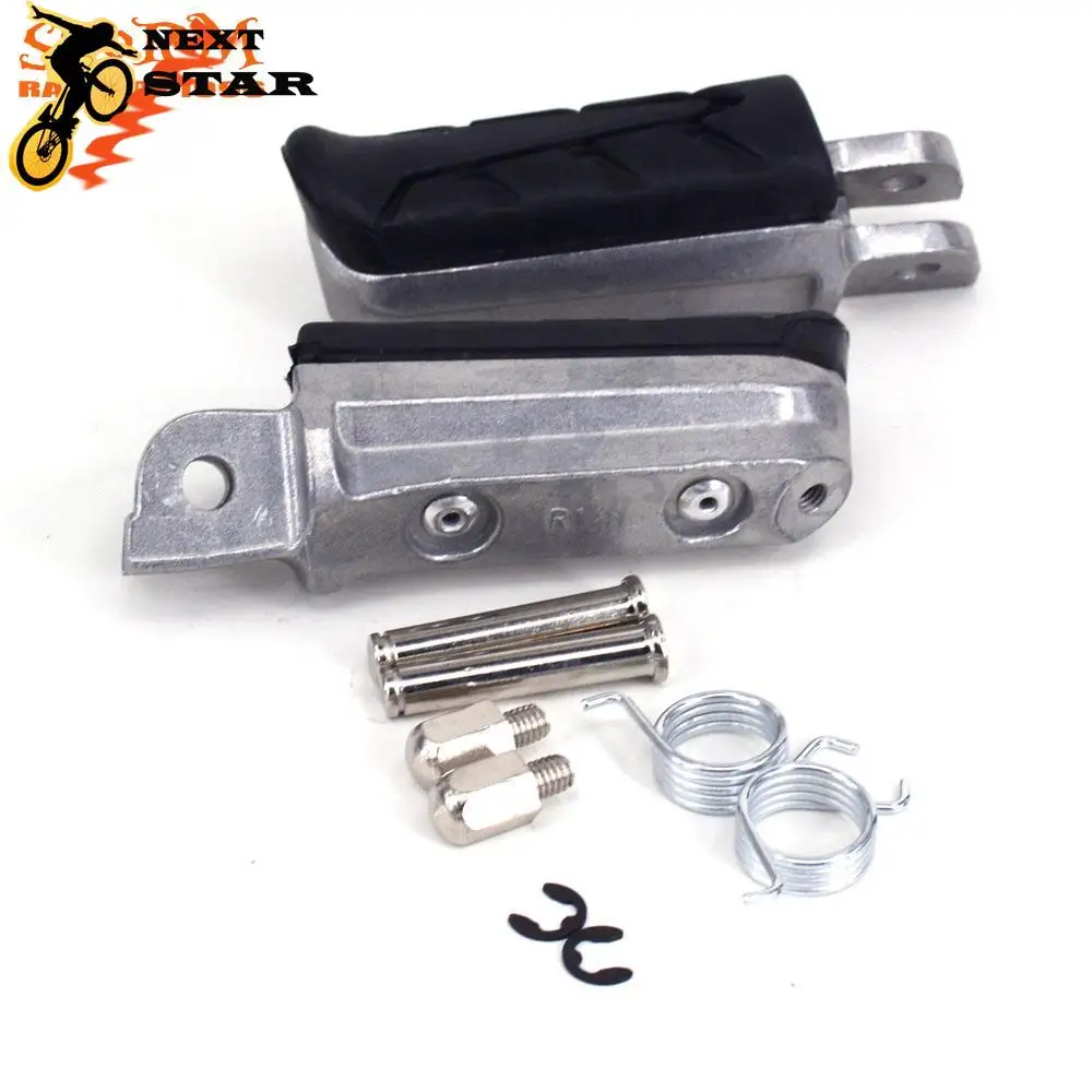 Motorcycle Front Footrest Foot Pegs For HONDA XL CB VT VTR NT CBF CBR NTV VFR 125 250 400 500 600 650 750 800 900 1000 1100 1300