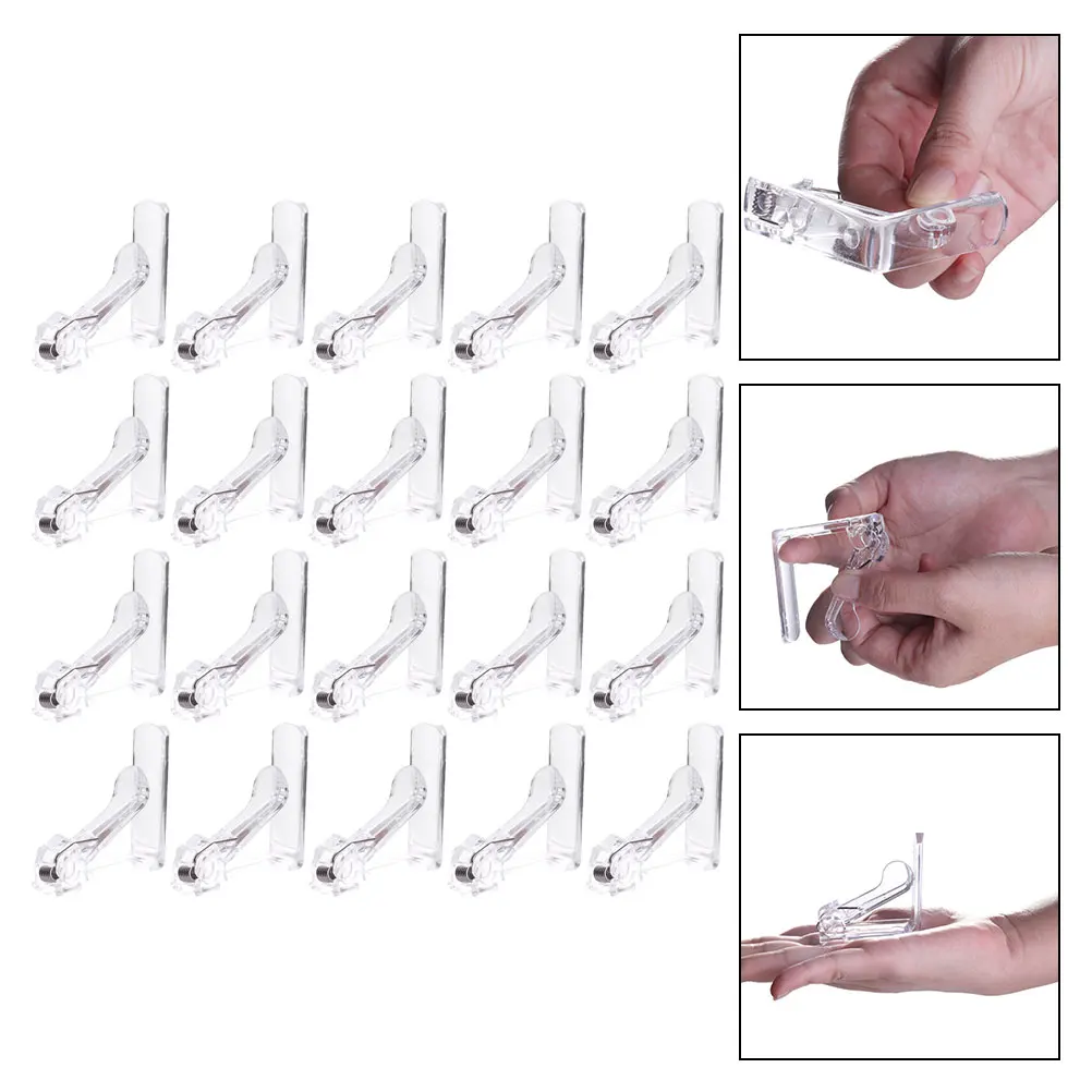 

20 Pcs Tablecloth Clips Windproof Plastic Clamps Holders for Picnic Wedding Party Buffet Dinner Table Cover Accessories Kitchen