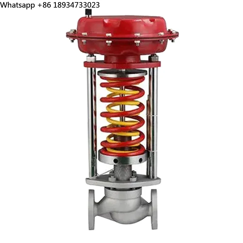 4 Inch Pneumatic Actuator Water Flow Rate Steam Globe Valve  Self-operated Pressure Regulating Valve Control Valve