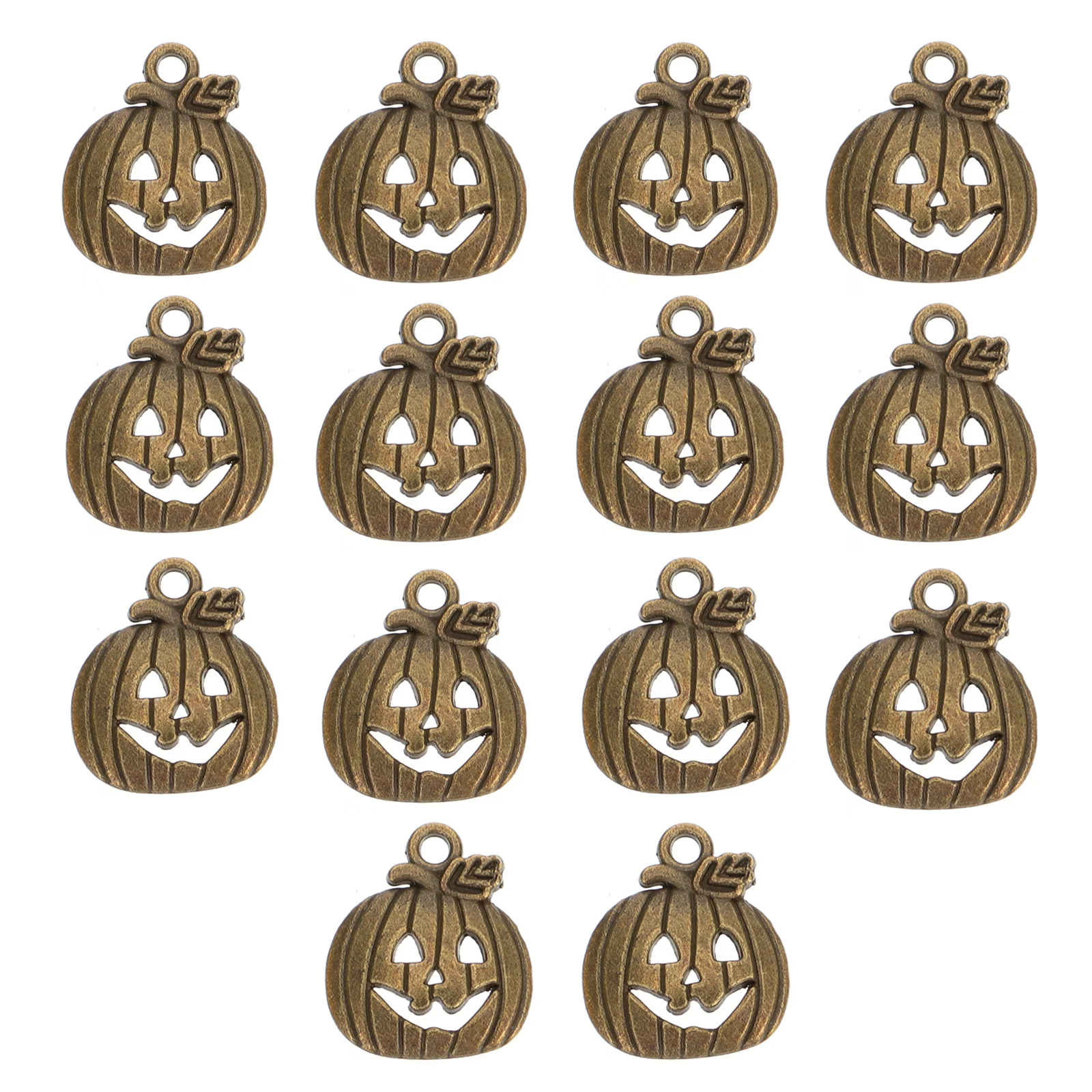 

Pumpkin Pendant Bracelet Charms Jewelry Making Materials Autumn Decor Mini Halloween Ornaments