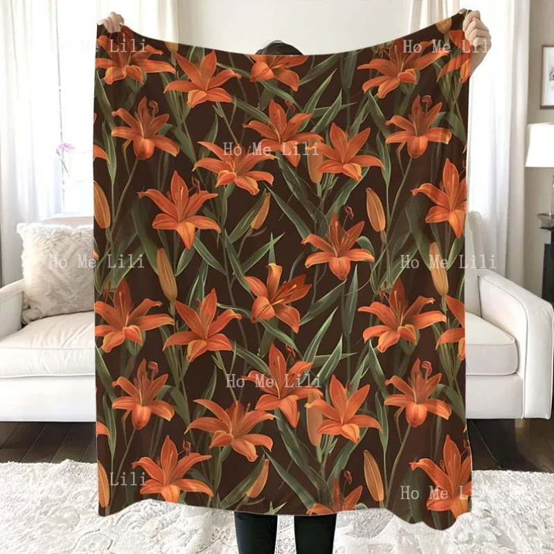 

Kingsflame Flannel Blanket Boho Wildflowers Tog Bookish Quilt Cottagecore Flower Retro Fantasy Book Lover Gift For Reader