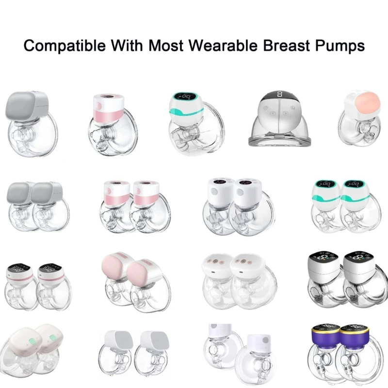 Silicone Duckbill Valves & Diaphragms set for Wearable Breast Pumps Nursing Mother Company for Efficient Breastfeeding