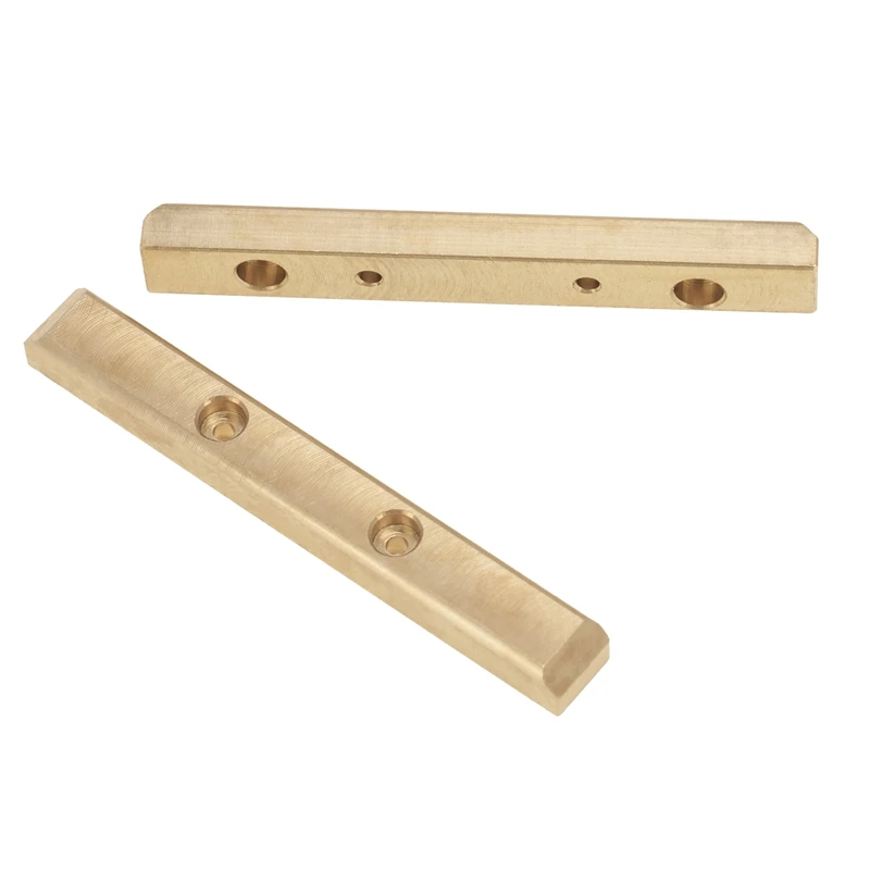 Brass Chassis Beam Boulder Bars Rock Rails Balance Weight Spare Parts For 1/24 Axial SCX24 RC Car