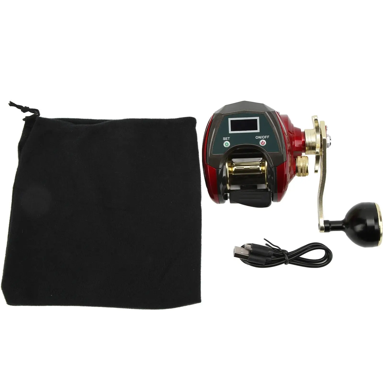 

Digital Baitcasting Reel with Line Counter - Fishing Tackle for saltwater & Freshwater Casting Gear