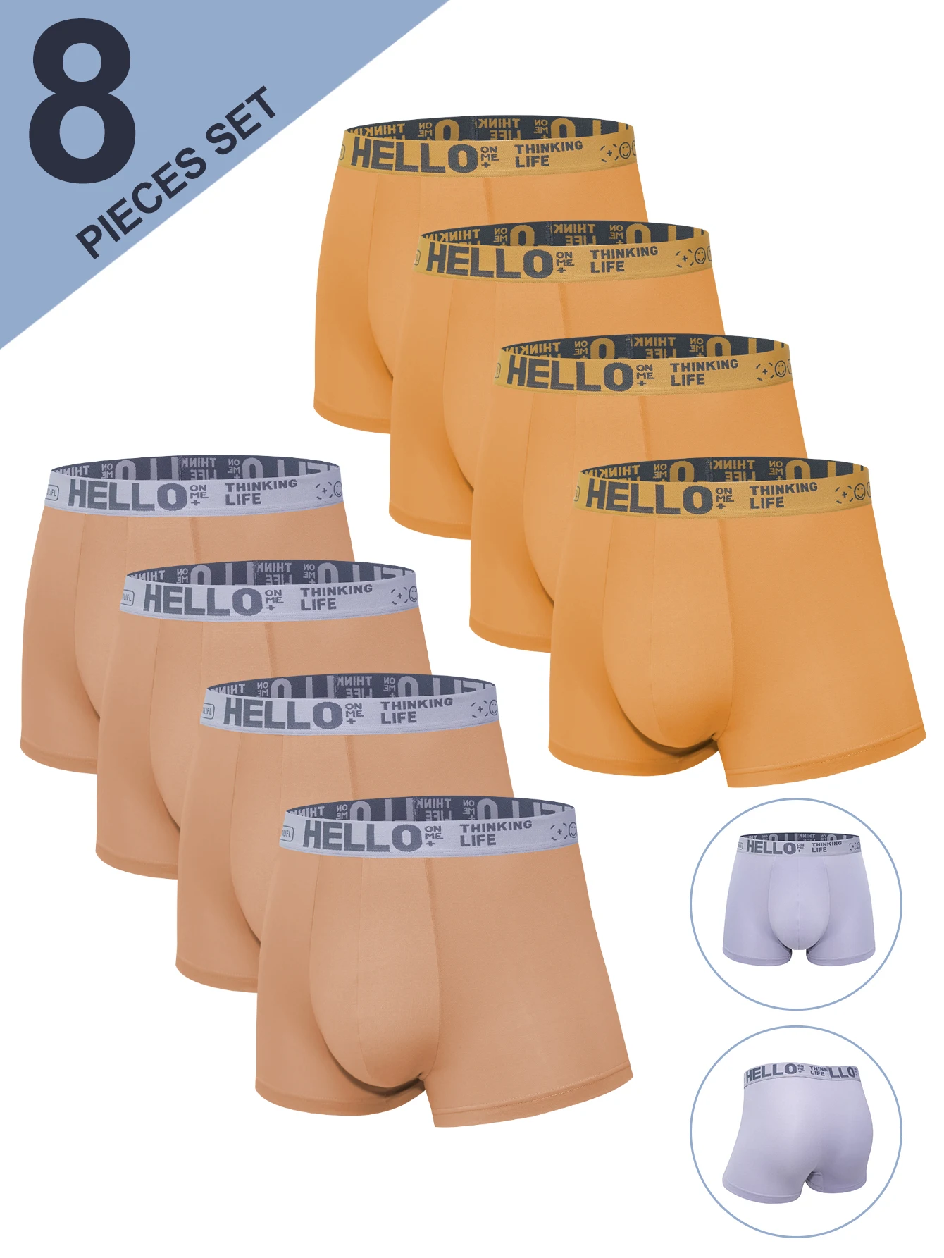 8 Buah Celana Dalam Boxer Pria Celana Dalam Huruf Celana Dalam Seksi Celana Dalam Nyaman Bersirkulasi Lembut Celana Boxer Ukuran Besar