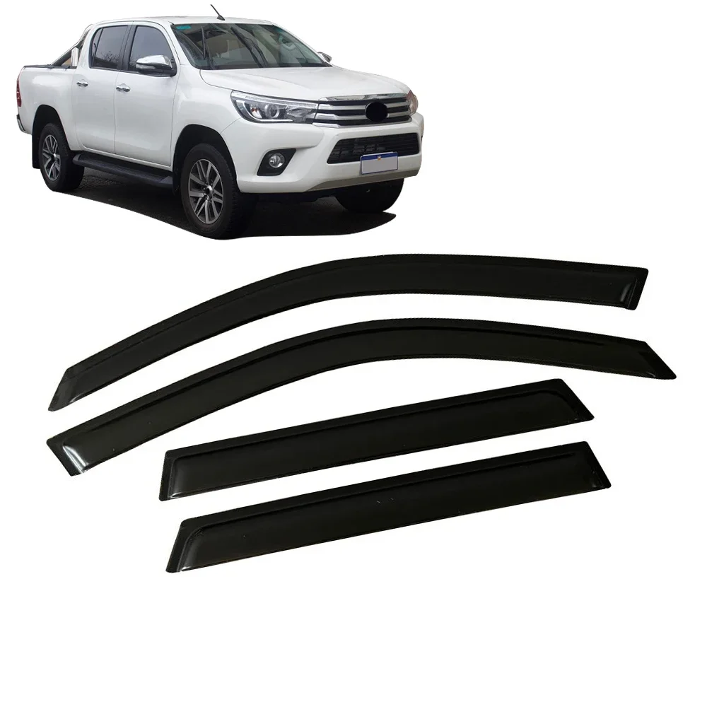 

Awnings Shelters Side Window Visor Sun Rain Guard Shade Shield Shelter Protector Cover for TOYOTA HILUX 2015-2025 Fortuner