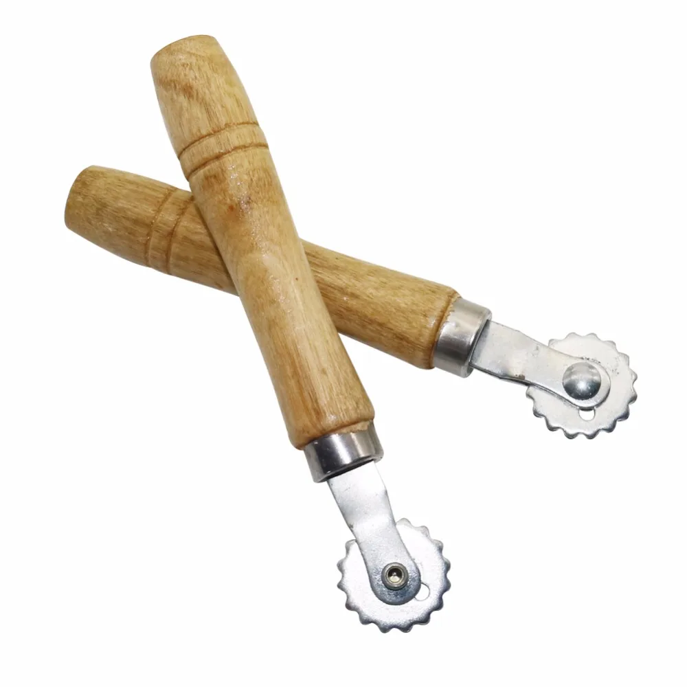 Nest Foundation Wire Embedding Roller Wooden Handle Manual Gear Wire Embedding Beehive Nest Frame Beekeeping Apiculture Supplies