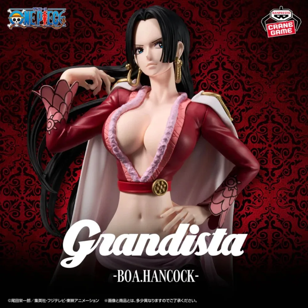 Figura de Acción Boa Hancock Empress Banpresto One Piece Grandista, Modelo Articulado de Colección, Juguete Sorpresa para Niños, Decoración de Escritorio