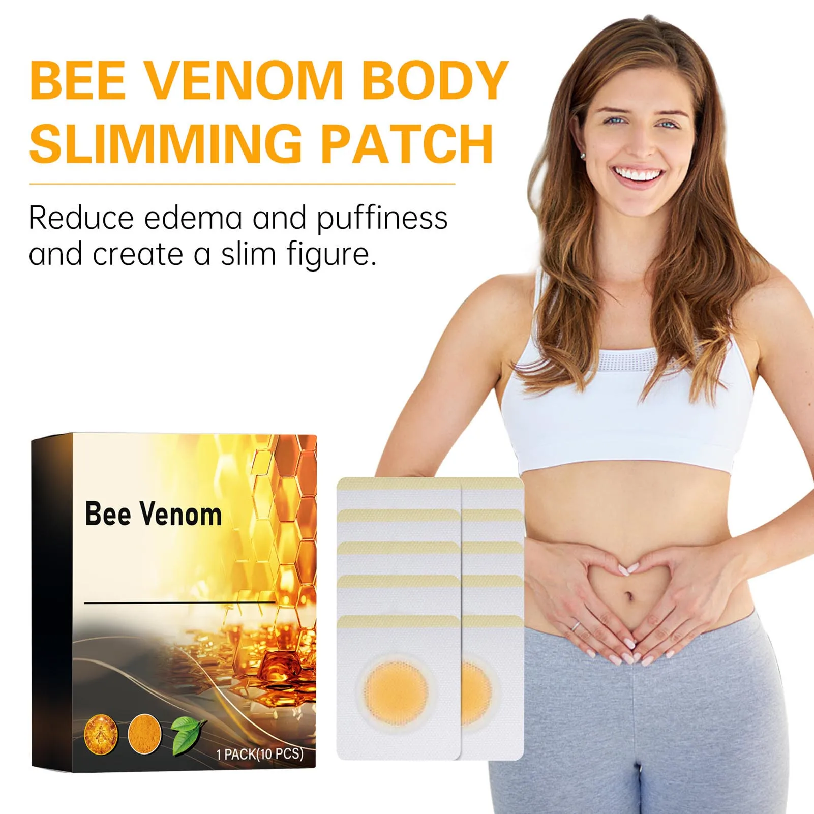 Venom Patches with Natural Extracts Long Lasting Body Shaping Slimming Stickers for Sports Yoga Exercise Using