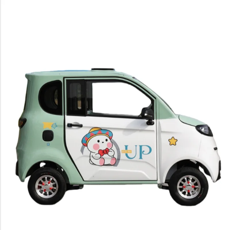 

Four-wheeled electric vehicle household new energy women's small transportation oil-electric air conditioner diesel heating