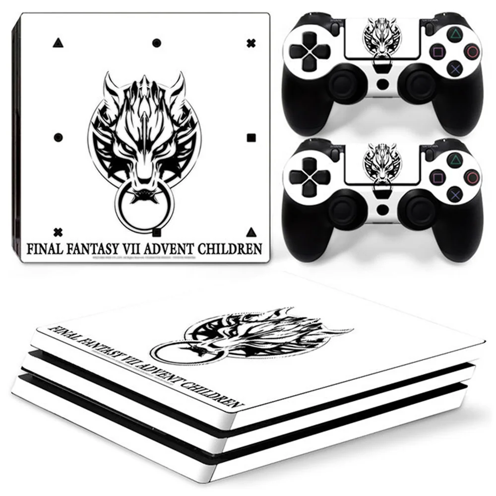 Final fantasy VII per PS4 Pro PVC Skin Vinyl Sticker decalcomania Cover Console controller adesivo protettivo per la pelle