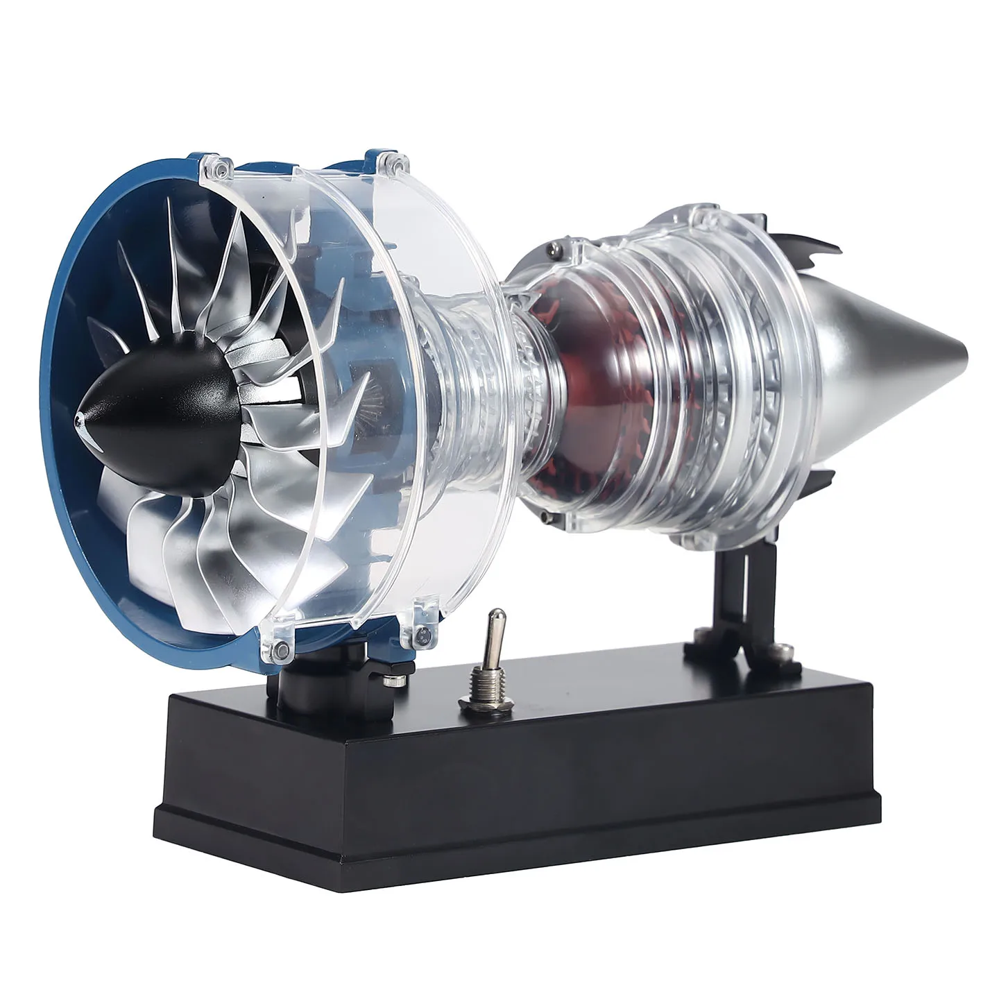 3D three-dimensional metal assembly building blocks C919 aircraft engine turbofan engine model toy decoration gift