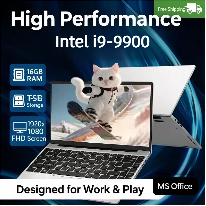 Intel Core I9 9900 14.1 Inch Laptop 32GB RAM 2TB SSD 1920x1080 Ultra Slim Gaming Office Home Study Pro Max 2026 Speed Core Ultra