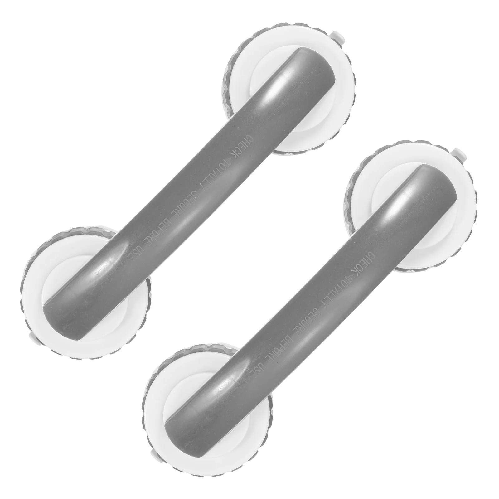 

1/2pcs 11" Grab Bars for Shower Shower Handle Suction Cup Grab Bars Elderly Assistance Products Safety Removable Grip Press-Lock