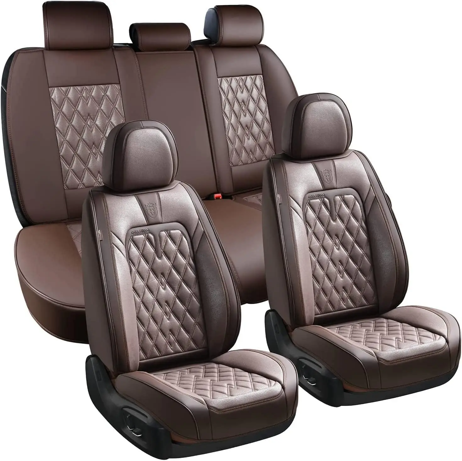 

Car Seat Covers Full Set, 5 Seats Covers for Cars,Covers Front Seats Back Seat Covers,Protector Luxury
