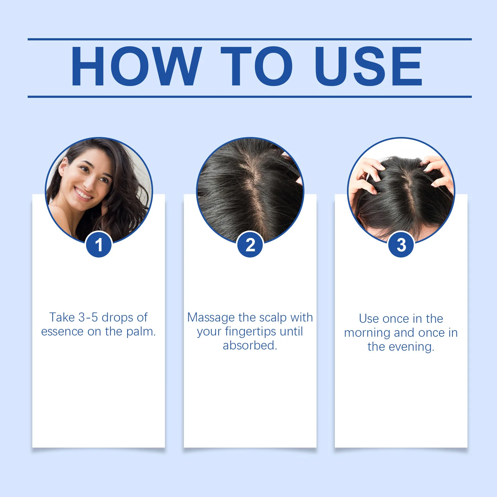 Hoegoa Copper Peptide Hair Growth Serum GHK-CU AHK-CU Anti Hair Loss Scalp Treatment Thicken Volume Hair Regrowth Essence