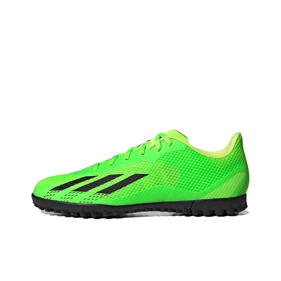 Adidas X SPEEDPORTAL.4 TF Turf Artificial Turf Slip Resistant Abrasion Resistant Soccer Shoes Men's Green Black GW8507