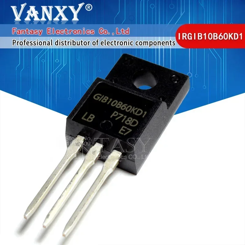 5 uds IRGIB10B60KD1 TO-220F GIB10B60KD1 IRGIB10B60 IRGIB15B60KD1 GIB15B60KD1 IRGIB6B60KD GIB6B60KD IRGIB7B60KD GIB7B60KD