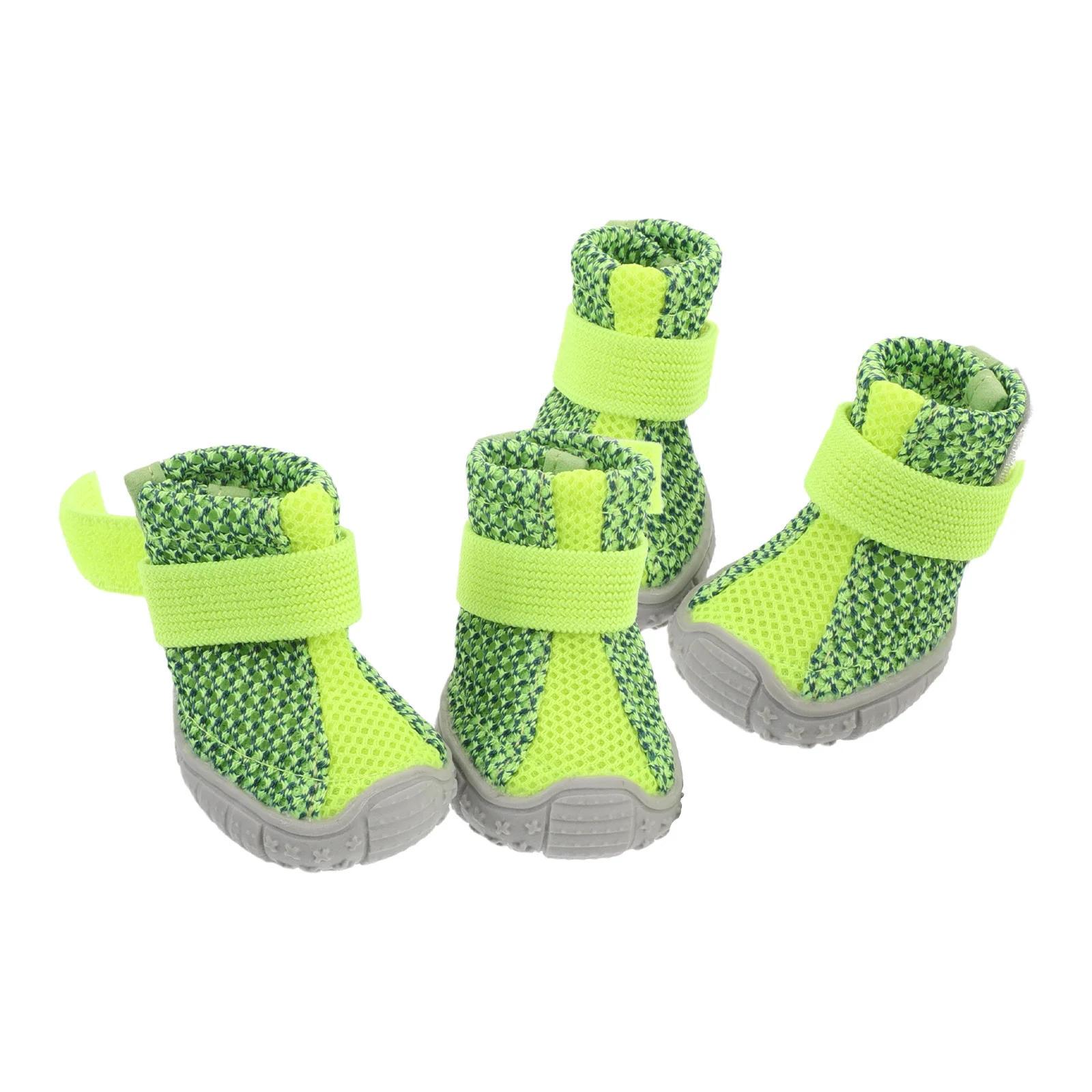 

4Pcs Pet Four Seasons Sports Shoes Non Slip Lightweight Dog Shoes Small Dog Booties Outdoor Walking Sneakers Sneakers for Dogs