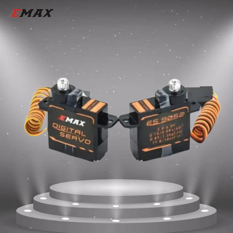 

EMAX ES9052 MD Steering Gear 3.8-6V Operating Voltage RC Remote Airplane Toy for Drone Light Weight Durable