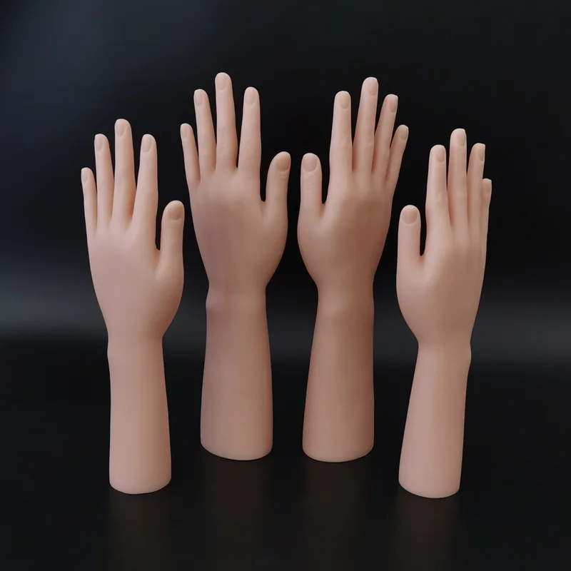 

Durable PE Female Soft Mannequin Dummy Hand Model for Jewelry Rings Gloves Bracelets Display Stand Holder