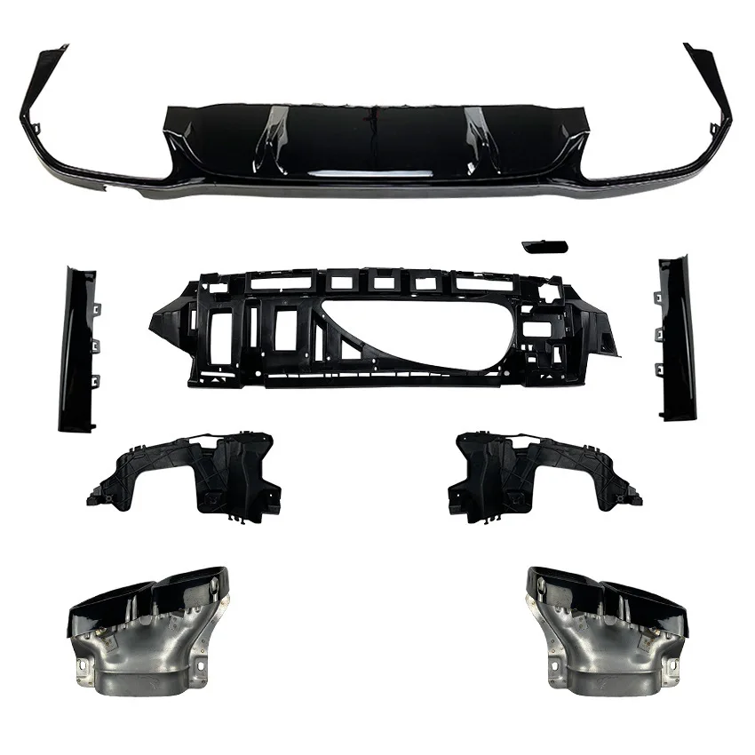 

Suitable for Mercedes-Benz E-Class W213 E63S E260 2021+ AMG body kit, tail lip, tail throat and rear lip spoiler modification