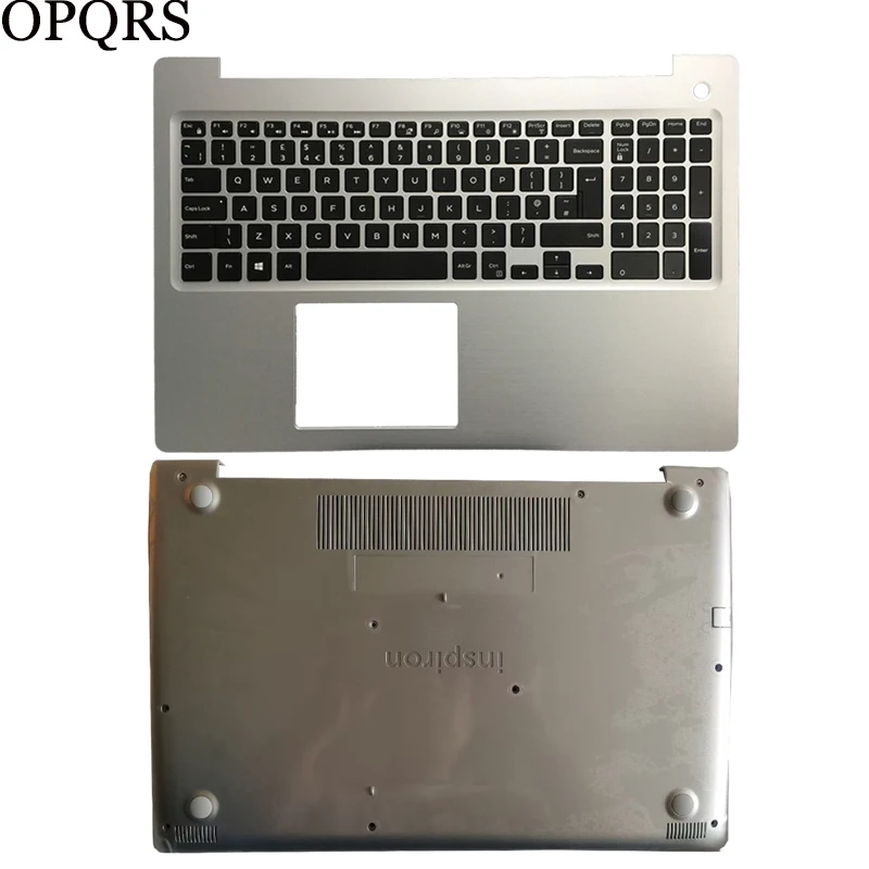 

NEW for DELL INSPIRON 15 5000 5570 5575 UK German GR with palmrest upper/Laptop Bottom Base Case Cover 0N4HXY 06R87D