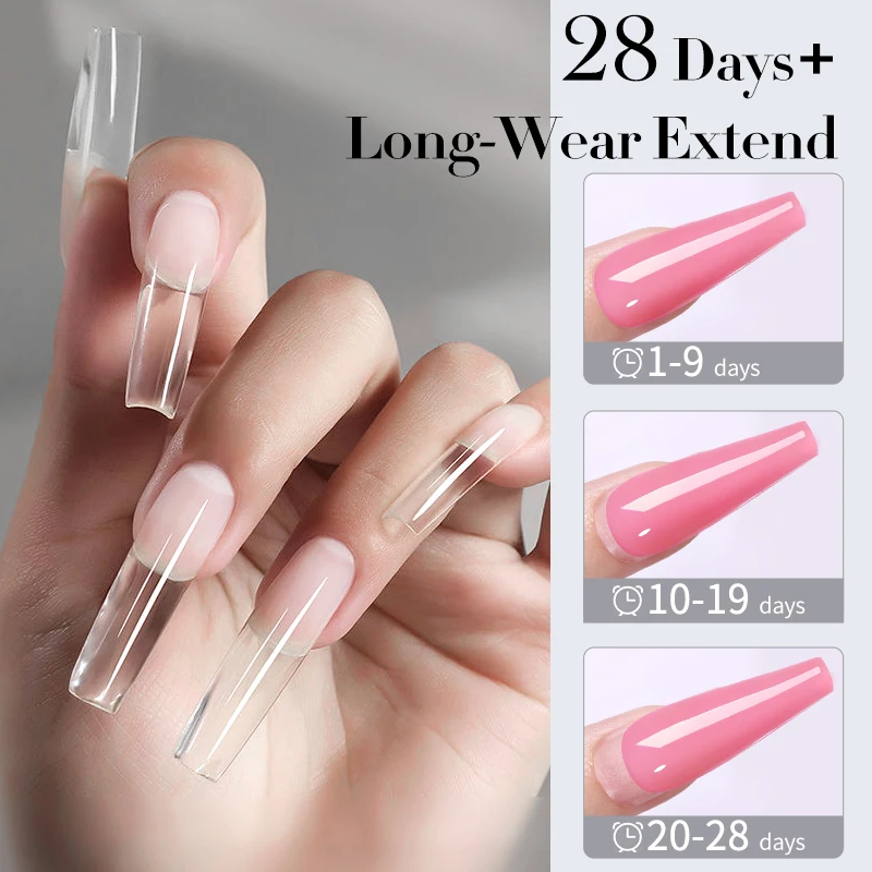 BORN PRETTY 30g Super Crystal Extension Gel Nail Polish Hard Gel for Nail Strengthen 3D Modeling Building Nail Apex DIY Manicure