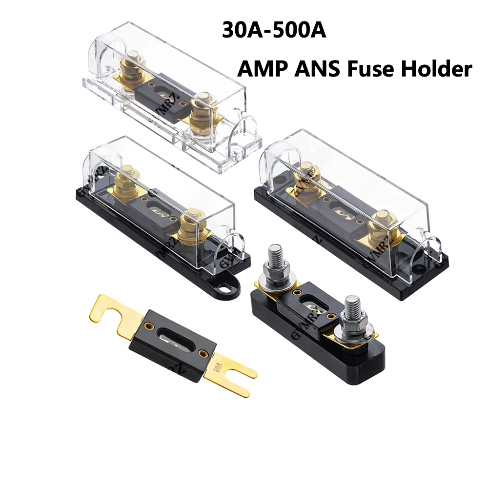 1 Set ANL-Sicherungen 60 80 275 300 400 450A 500 AMP ANS Sicherungshalter Anschraubsicherung Kfz-Sicherungshalter Sicherungseinsatz mit Sicherung 100 120