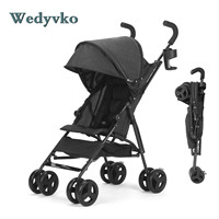 Wedyvko Baby Stroller Travel Stroller Lightweight, Portable Design Folding Children's Baby Stroller