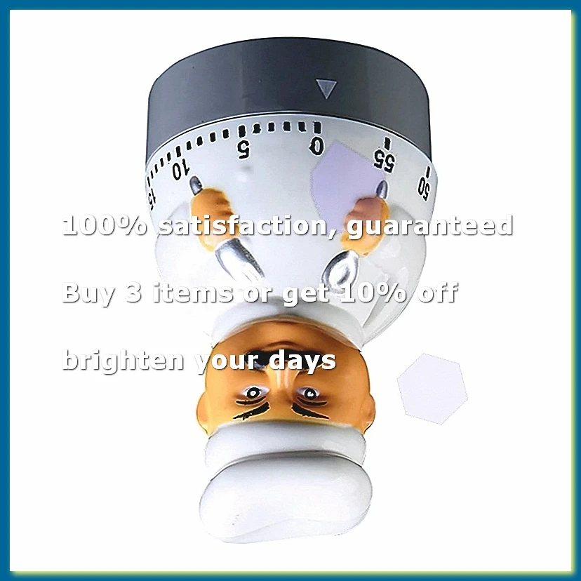 Kitchen Timer 60 Minutes Mechanical Countdown Cooking Baking Egg Timer Short-Term Alarm Clock