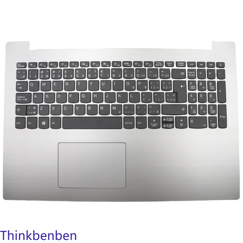CFB Canadian French Keyboard Platinum Grey Upper Case Palmrest Shell Cover For Lenovo ideapad 330 15 IGM AST IKB 5CB0R16550