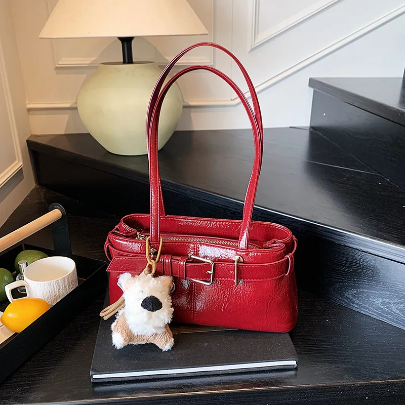 

Big Designer Tote Bag for Women 2025 - Korean Fashion PU Leather Work Bag, Large Shoulder Purse for Shopping & Travel