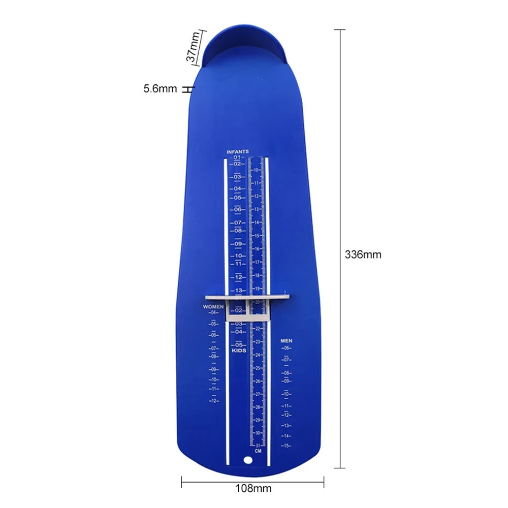 1Pc Adults Foot Measure Gauge Shoes Size Foot Measuring Device Ruler Adjustable Range Measuring Tool Foot Care Tool