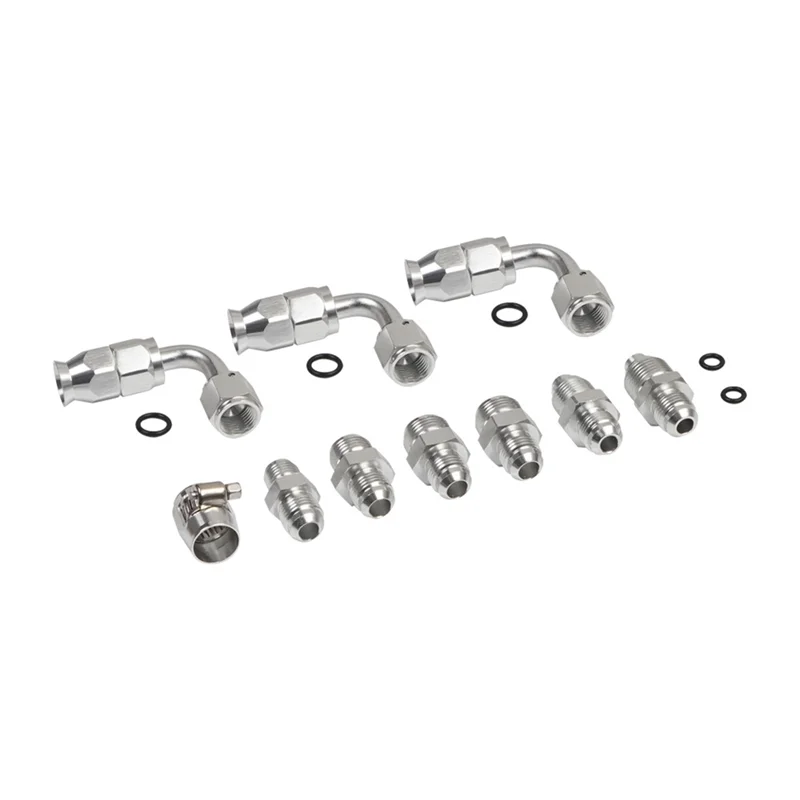 

6AN Hose Kit For Power Steering Connects GM Type II Pump For Chevy C10 LS Swap Car Accessories