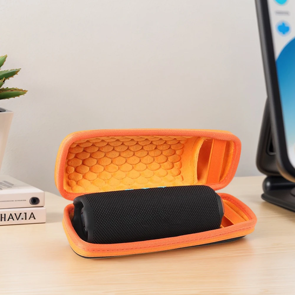 EVA Speaker Carrying Case for JBL Flip 7 Portable BT Speaker Protective Case Organizer Shockproof Storage Case for JBL Flip 7