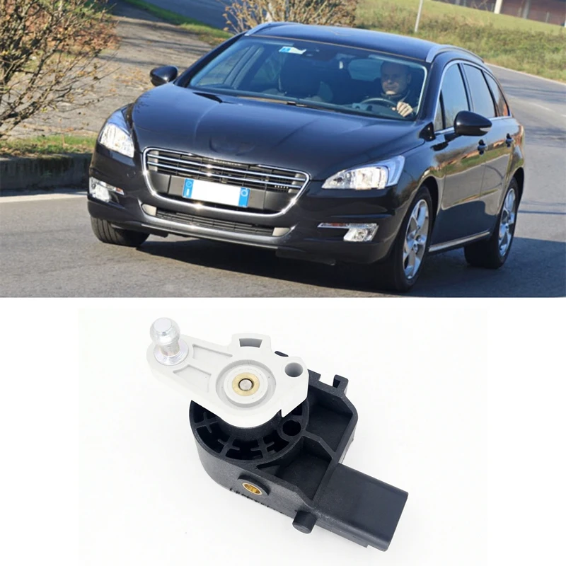 Sensor de altura de la carrocería trasera del coche, Sensor de nivel de faro para Peugeot 508 508SW Citroen C5 C6 9663696880 5273J9