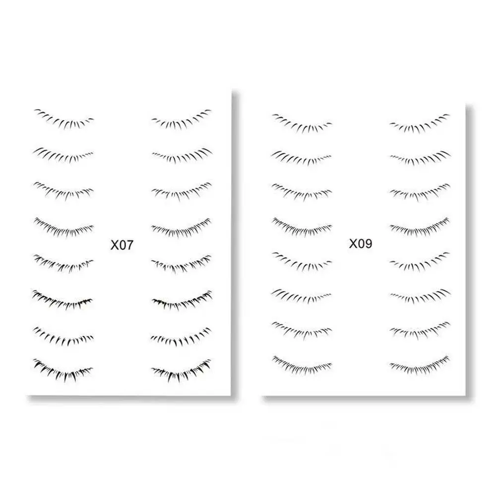 Patch de Tatouage Temporaire pour les Cils betérieurs, Outil de Maquillage pour Paresseux, Impression par Transfert d'Eau