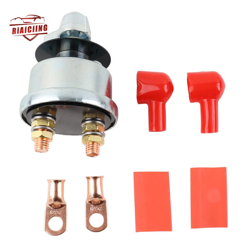 

Master Battery Disconnect Switch 2 Post Power Cut Off for Marine ATV 12V 200A Interior Components Switches Controllers